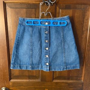 H&M denim A-line Skirt